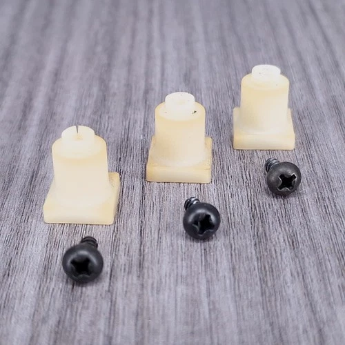 Technics SL-1600 MK2 OEM Turntable Tonearm Base Feet Lot of 3