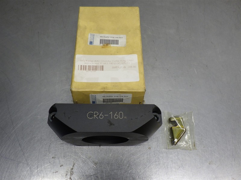 NEW! BIG Kaiser KA6 Chamfer Cutter Ring CR6-160 + Insert 11.663.180