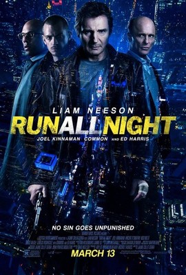 Run All Night 2015 1 Filmposter Kunstdruck Leinwand exklusives Licht Display CE