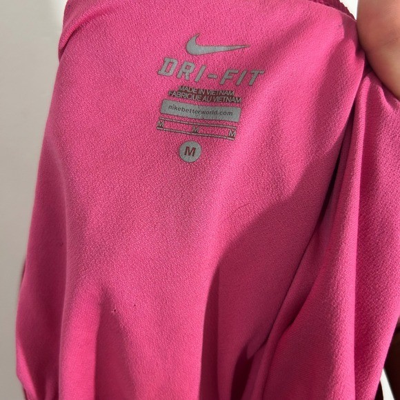 Nike Dri-FIT Running Shorts Women's Medium Pink Gray Athletic Gym Workout image 8