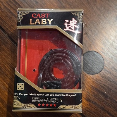 Hanayama Cast Laby Metal Brain Teaser Puzzle Level 5 Irregular Shape