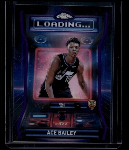 2025 Topps Chrome Ace Bailey Refractors Purple (RAW)