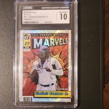 2022 Panini Donruss Marvels Vladimir Guerrero Jr. M-7 Rapture CGC 10 Blue Jays
