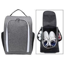 Golf Shoe Bag, Portable Lightweight Outdoor Storage Pouch with Double Exterior