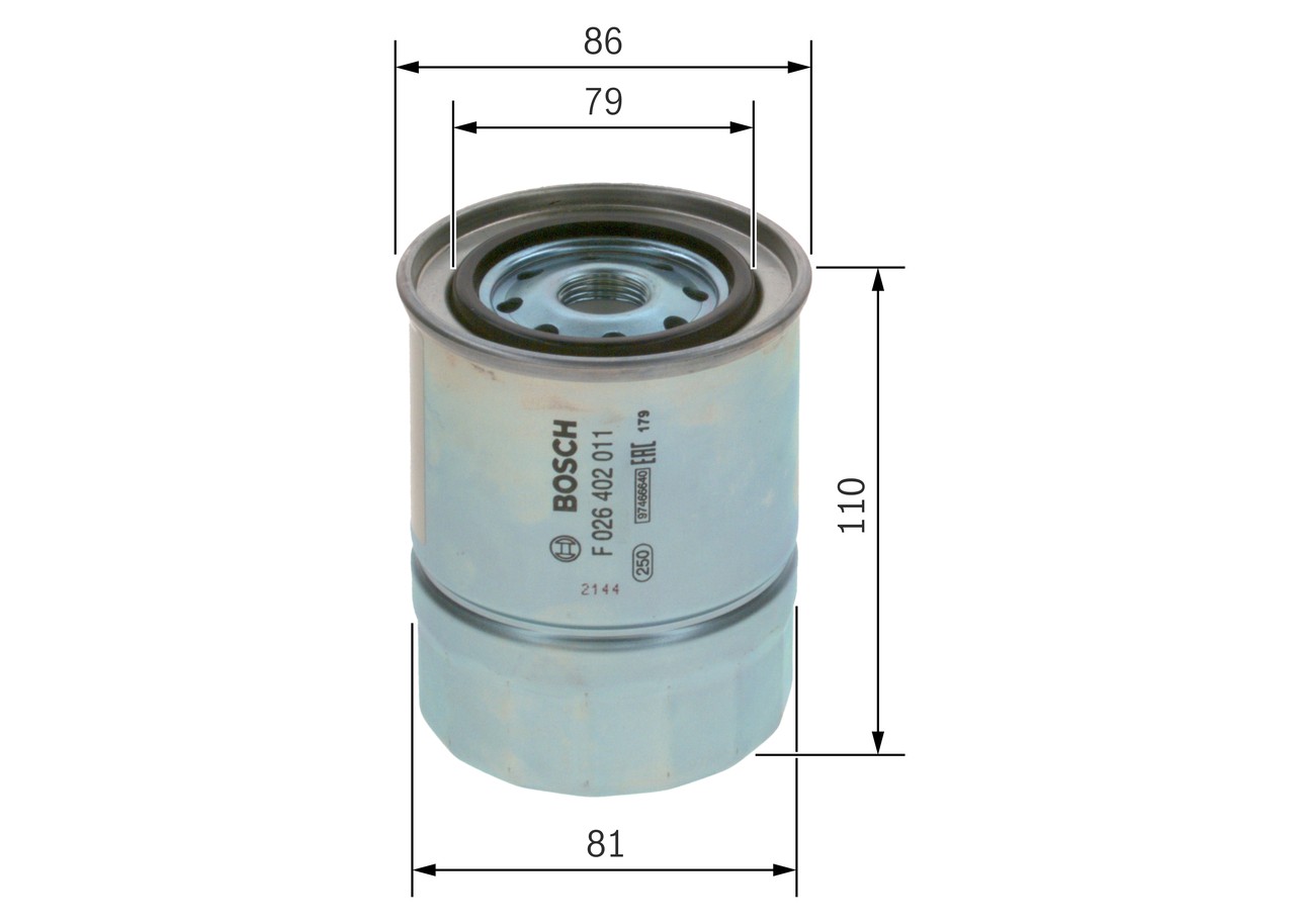 Fits BOSCH F 026 402 011 FUEL-FILTER BOX