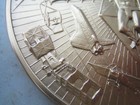 1981 Maco Aviation Themed Calendar Medallion Bronze ~ Marcel Jovine — photo 3