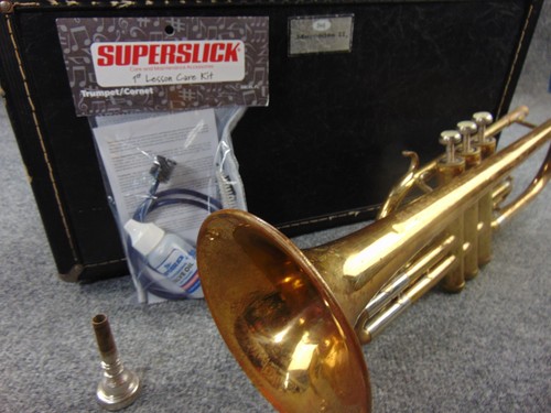Bach Mercedes II Cornet Clean READY TO PLAY Case Mouthpiece Care Kit