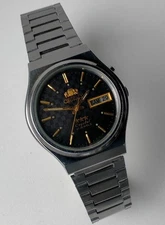 Orient 3 Star Automatic Model KL 468WB5-73 CA Vintage Original Japan Watch 1980s