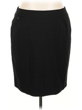 Calvin Klein Women Black Formal Skirt 18 Plus