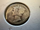 (4) MERCURY DIMES 1919D  1920D  1923S  1920P  Good/Worn Fine Cond 90% SILVER