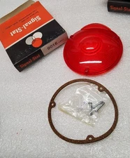 NOS Signal-Stat SAE STI64 Red Light Lense #9016 Cyclostat II