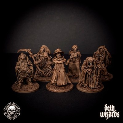 Knucklebones Miniatures Deth Wizards Character X6 Turnip28 Forbidden Psalm