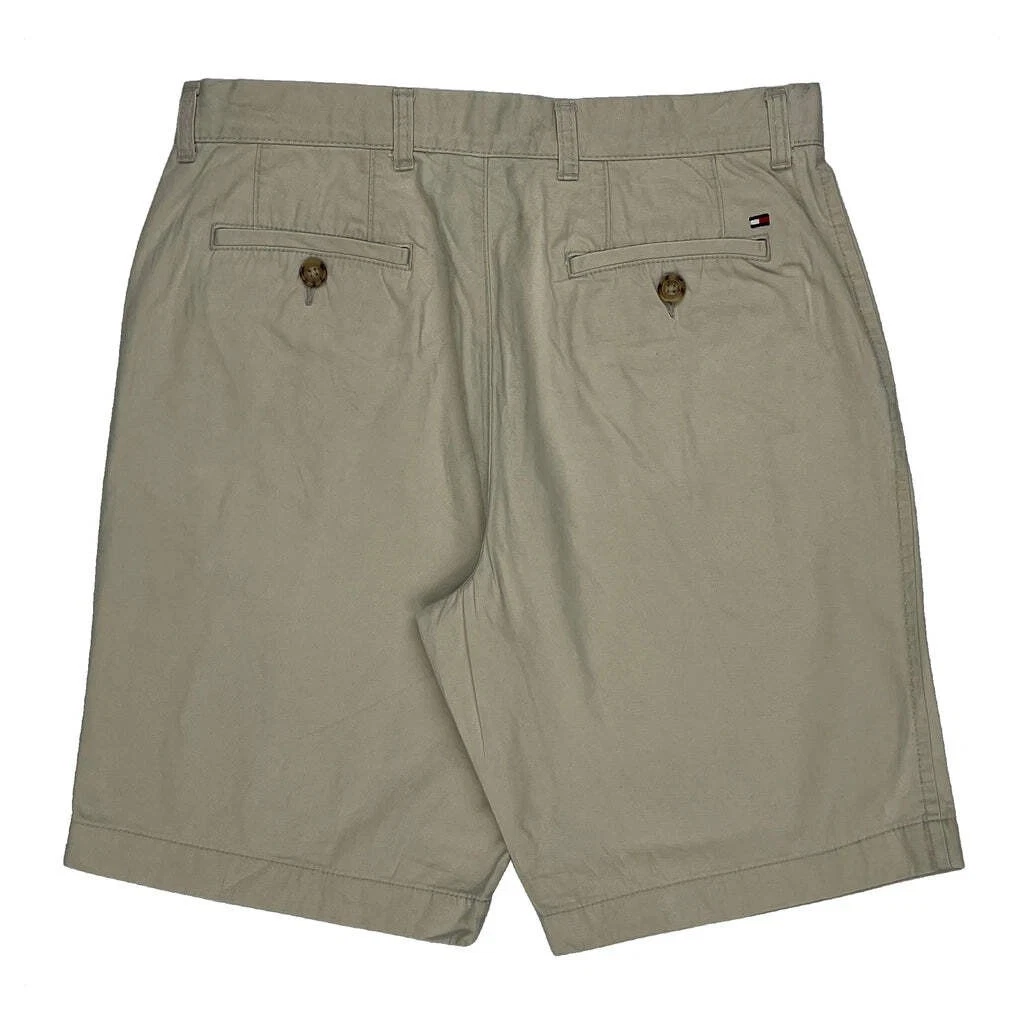 Tommy Hilfiger Chino Shorts - 32W 9L Beige Cotton
