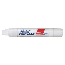 MARKAL 90900 Paint Marker, Permanent, White 1XEE8