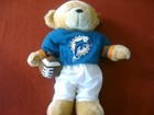 Vintage Miami Dolphins NFL Big Sip Cup Stuffed Bear Memorabilia Collectibles — photo 7