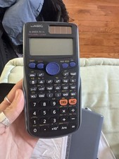 Casio fx-300ES PLUS Scientific Calculator LCD Display with Case & Manual