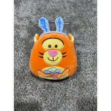 Disney Squishmallows Tigger Easter Bunny Ears 6 Inch Plush Orange Kellytoy NWT