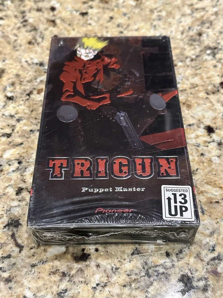 Trigun Puppet Masters Аниме Английская Дублированная Версия Винтажная VHS НОВАЯ ЗАПЕЧАТАННАЯ - Изображение 3 из 3
