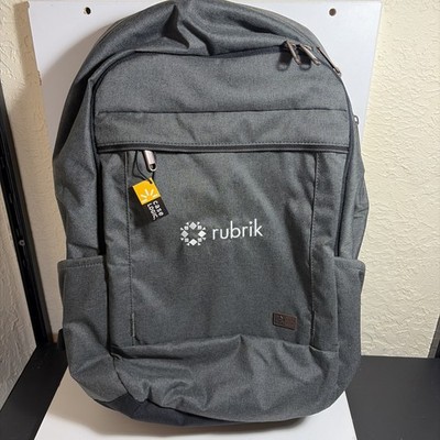 Case Logic Era Backpack New w/Tag Dark Grey 15.6 Notebook Laptops Branded Rubrik