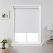 Joydeco 100% Blackout Roller Shades Cordless Blinds for Windows, Free-Stop Sh...