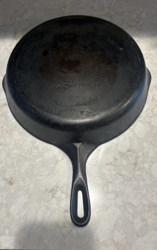 Wagner #10 Unmarked 11 3/4 CAST IRON INCH SKILLET B Handle VNTG USED FAST SHIP