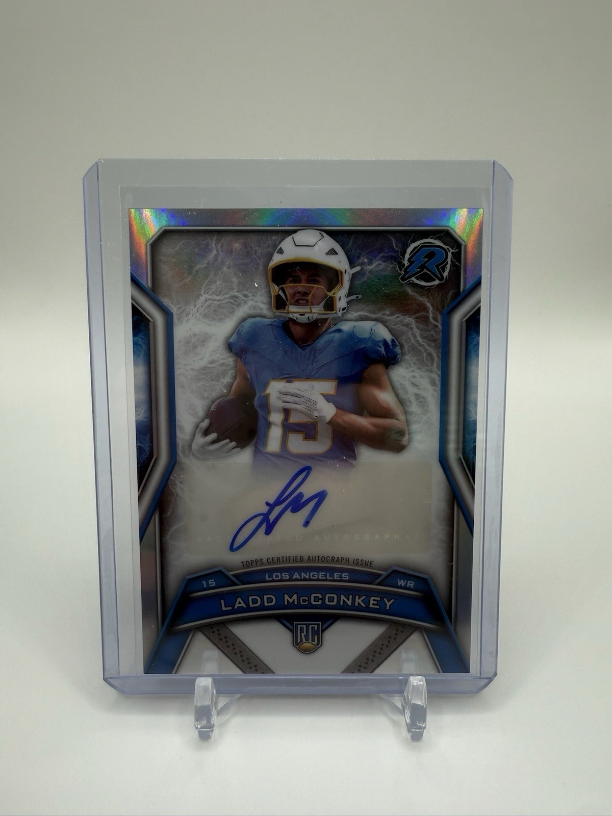 2024 Topps Resurgence Ladd McConkey Rookie Signature RC Auto #RRS-LM Chargers