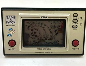 NINTENDO GAME AND & WATCH Popeye Wide Screen 1981 tested very good free shipping