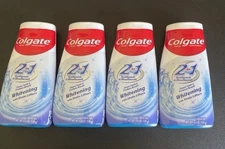4 Pack Of colgate 2 in 1 whitening toothpaste 4.6