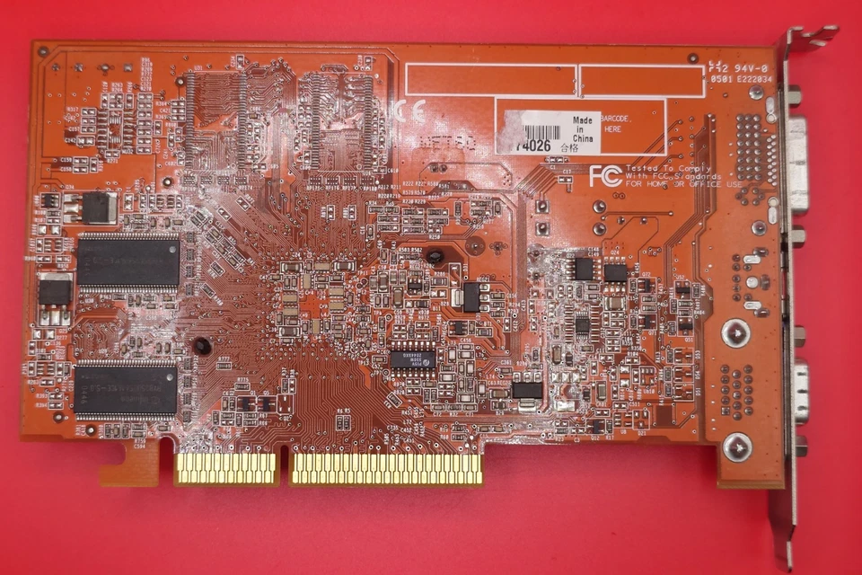 ASUS ATI Radeon 9550 128MB AGP 8x Dual-Channel Video Card, DVI S-Video VGA - Image 2 of 4