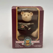 Vintage Gund Bialosky & Friends Fully Jointed Teddy Bear Suzie Miniature 1980’s