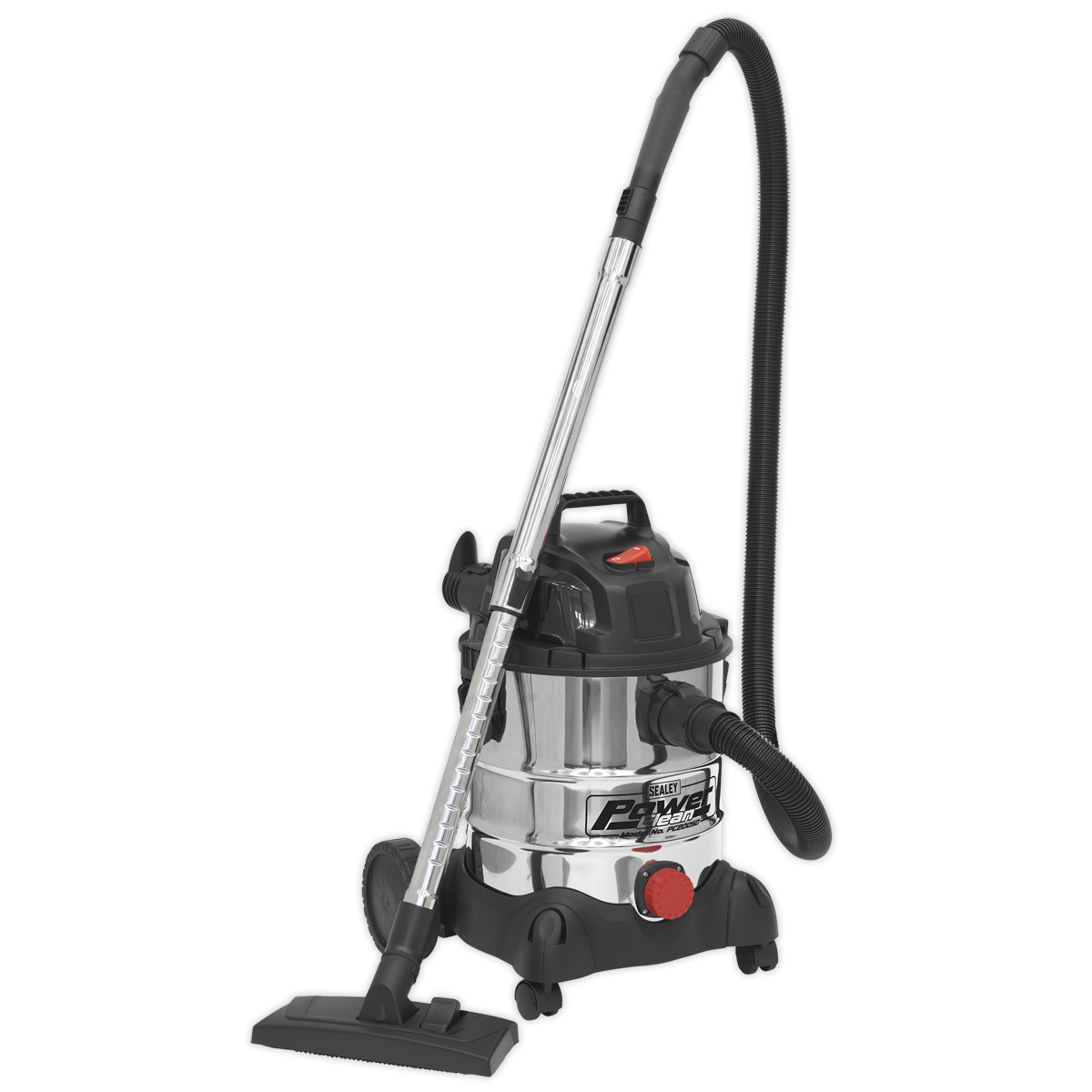 Industrial Vacuum Cleaner Wet & Dry Stainless Drum 20L 1250W/230V