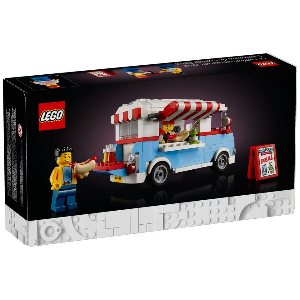 Conjuntos de ícones LEGO: 40681 food truck retrô NOVO - Imagem 2 de 4