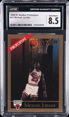 1990-91 SKYBOX PROTOTYPES #41 MICHAEL JORDAN CGC 8.5 | eBay