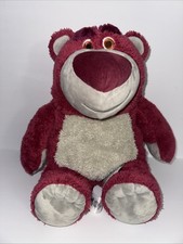 Toy Story 3 Lotso Scented Strawberry Bear 15" Plush Stuffy Official Disney Store