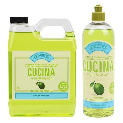 Fruits and Passion Cucina Dish Detergent Duo Set Lime Zest and Cypress