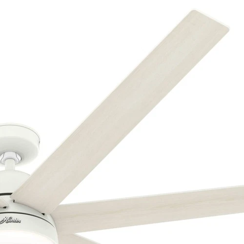70" Hunter Phenomenon Matte White LED Smart Ceiling Fan - Picture 3 of 7