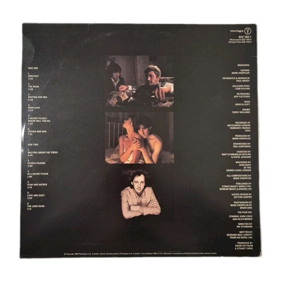 Mark Knopfler 'Music From The Film CAL' 12" Vinyl LP Record 1984 Vertigo Records - Image 2 of 4