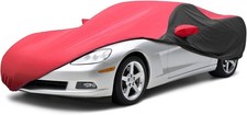 KAKIT Waterproof Car Cover Custom Fit for 2005-2013 C6 Corvette C6 Red Black