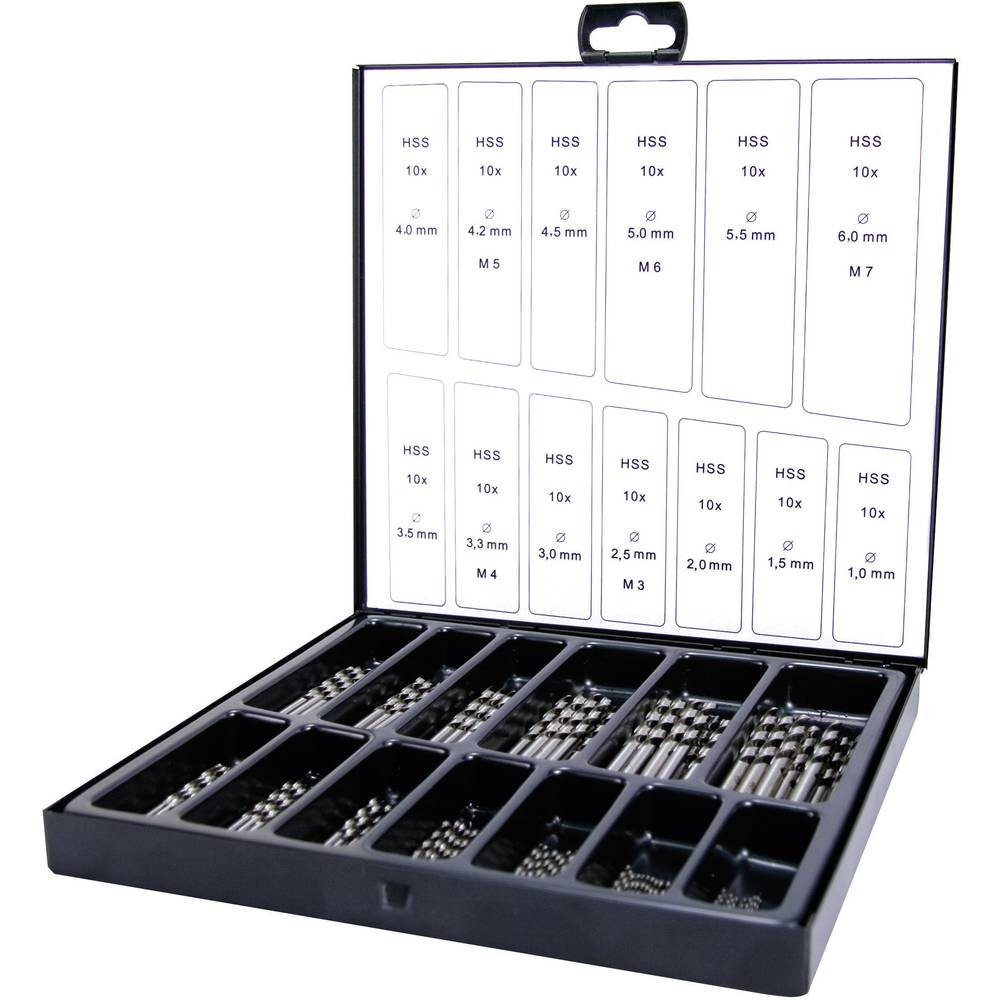 Foret métal HSS RUKO A214195 meulé haute précision pour acier rectifié