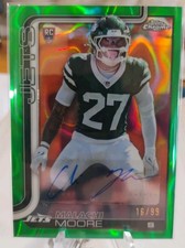 2025 Malachi Moore Rc Green Lava Auto /99 Topps Chrome
