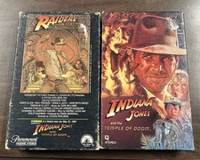 Indiana Jones Raiders of The Lost Ark  Temple of Doom Betamax Rare Beta Not VHS