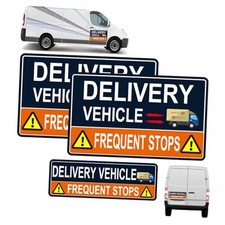 Delivery Vehicle Car Magnet,Delivery Sign for Car 20x12 2pcs 12x4 3pcs