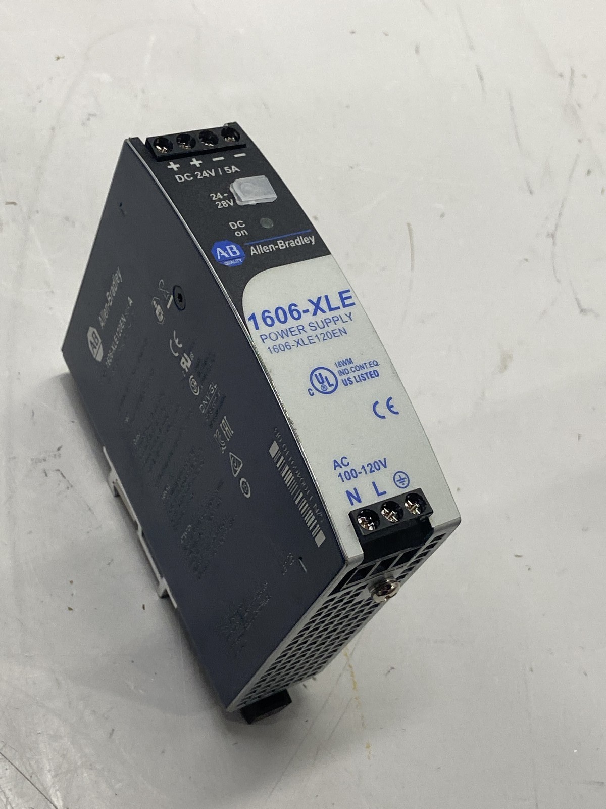 Allen-Bradley 1606-XLE120EN 120W 24-28V 5A Power Supply Rockwell Automation