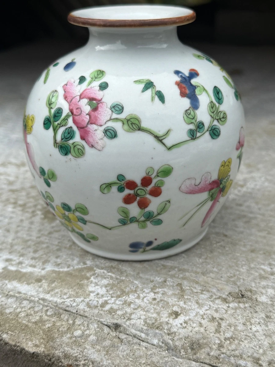 中国蝴蝶花瓶古董花瓶| eBay