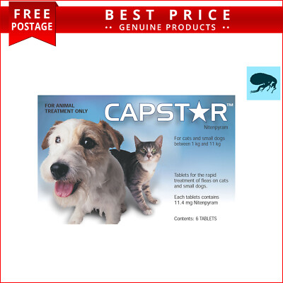 Capstar Blue Pack Flea Treatment for Cats and Small Dogs to 11
