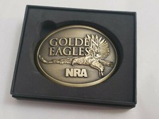 NRA National Rifle Association Golden Eagles 2014 Belt Buckle NEW