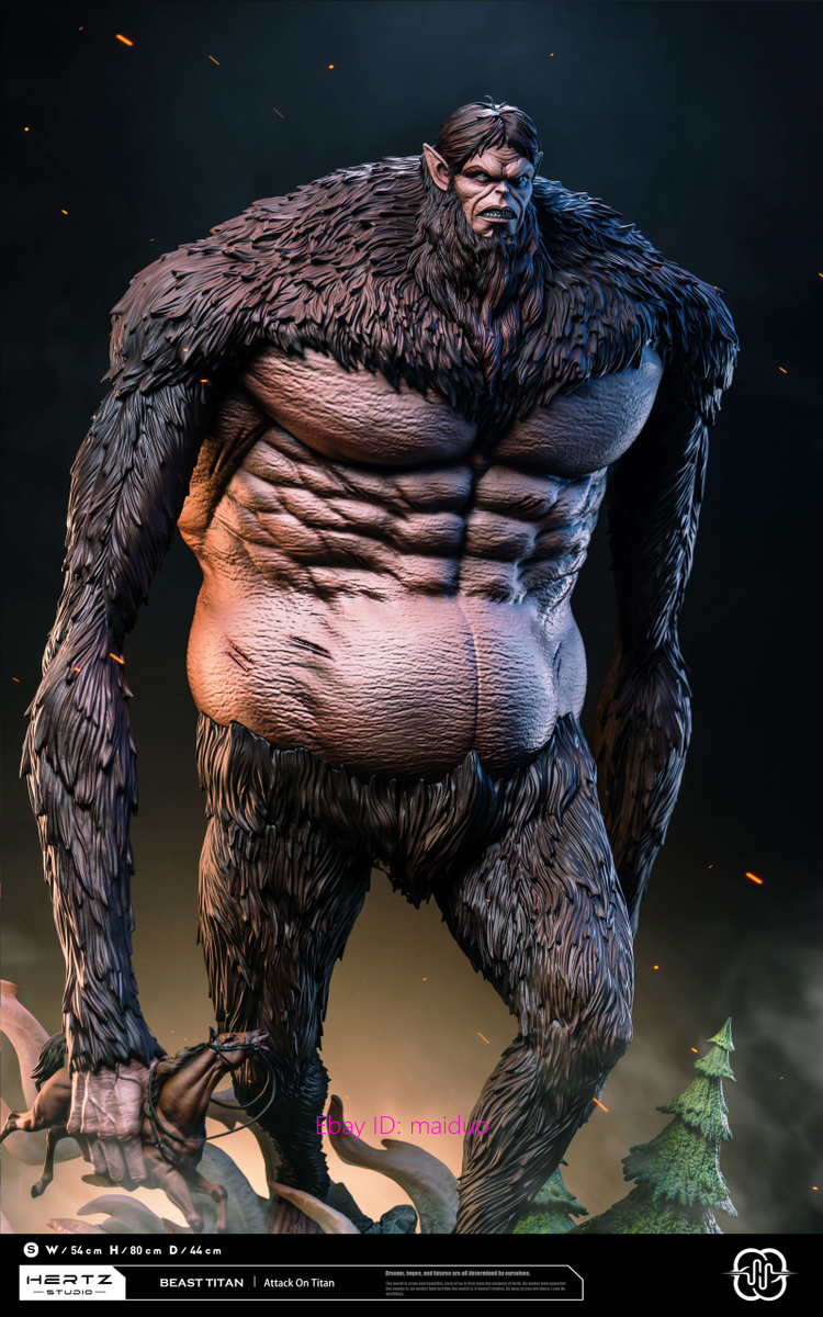 Hertz Studio Beast Titan Zeke Jaeger Resin Statue Presale 80cm | eBay