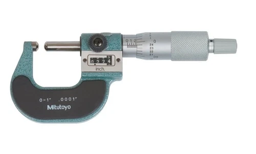 295-253 Mitutoyo Ball Anvil Micrometer 0-1"