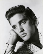 Gorgeous Elvis Presley Photo portrait CANVAS ART PRINT BW poster A3