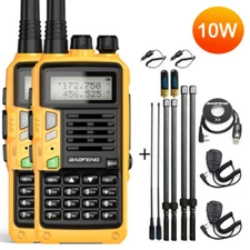 BAOFENG UV-S9 V/UHF TRI-BAND WALKIE TALKIE TWO WAY RADIO FM HAM LONG RANGE RADIO